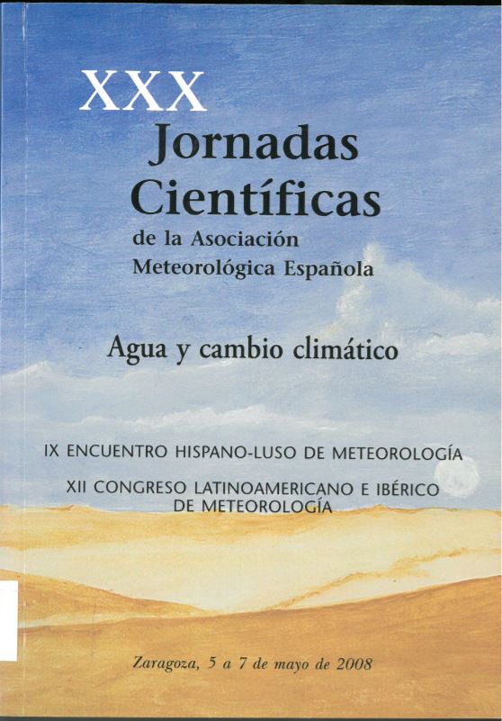 					Ver Núm. 30 (2008): XXX Jornadas Científicas de la AME y el 9º  Encuentro Hispano-Luso de Meteorología
				